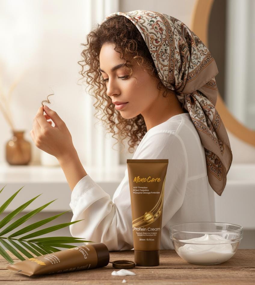 ماسک مو برای موهای فر مونوکر